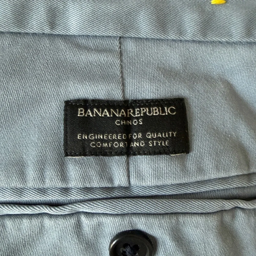 Banana Republic Chino Slim Fit Pants Men 32x30 Dusty Blue